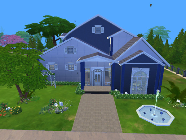 Sims 4 — Aisling House by Mini_Simmer — This lovely 4 bedroom and 4 Bath room house ha all it need for your sims family