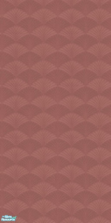 Sims 2 — Pear Passion  - Burnt Red Wall by jeni — Co-ordinates with Pear Passion Set.