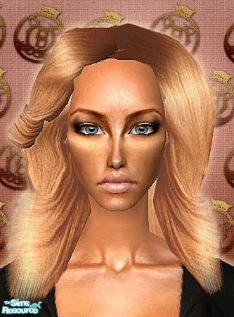 Sims 2 — up town girl  - blonde by ayabaka123 — this is a cute very styled hair style hope you like.