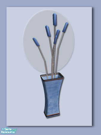 Sims 2 — Flare:Ice Blue - Vase Stems by Shakeshaft — Part of a recolour of my Flare room set in Ice Blue with a striking