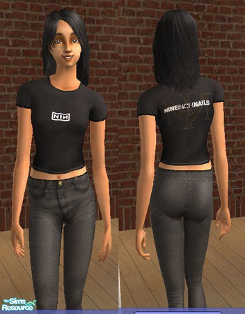 Sims 2 — By Request 24......NIN - Shirt 5 by Dr. Macabre — this shirt might look real plain, with the logo on the front