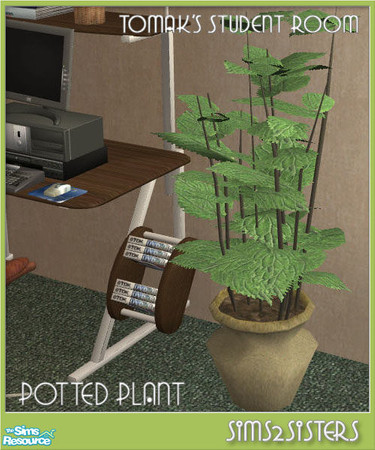 Sims 2 — S2S Tomak's Student Room - Plant by sims2sisters — 