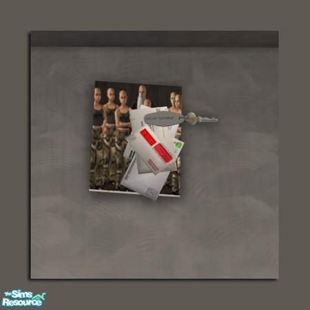 Sims 2 — Keys Mail Mag CaptainMorrygain by DOT — Keys Mail Magazine Captain Morrygain. Keys left with the mail and
