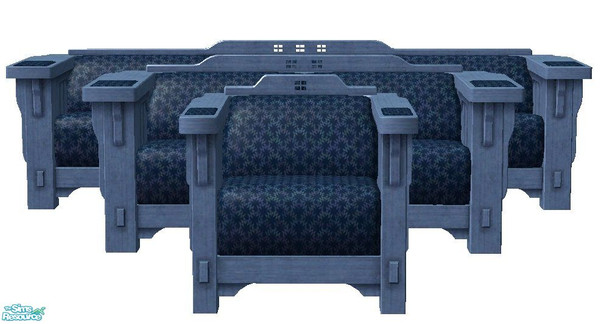 Sims 2 — Sofa, Chair, and Loveseat by RhondaBlonda — 