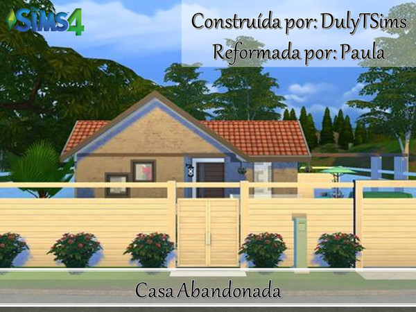 Sims 4 — Trash House by PaulaBATS — The Duly Avila posted on her channel the video of the abandoned house she made and