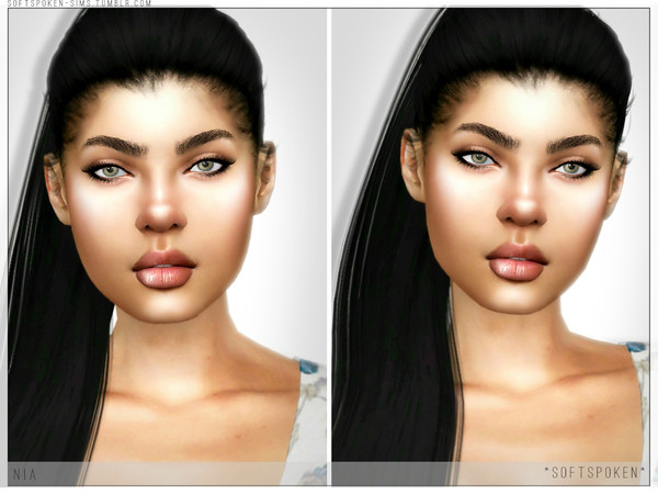 Sims 4 — Nia by Softspoken2 — Hi everyone! I decided to share my sim Nia. I did add clothing links below for this sim if