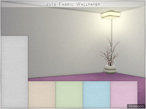 Sims 4 — Jute Fabric Wallpaper by Marinoco — Jute fabric wallpaper contains 5 colors. Clean and simple design makes your