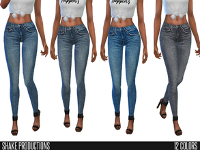 Sims 4 — ShakeProductions 73-2 by ShakeProductions — Denim Jeans 10 Colors