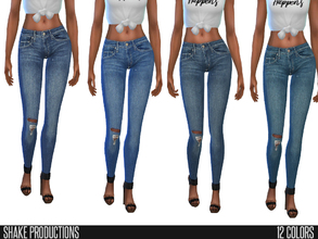 Sims 4 — ShakeProductions 73-4 by ShakeProductions — Denim Jeans 10 Colors
