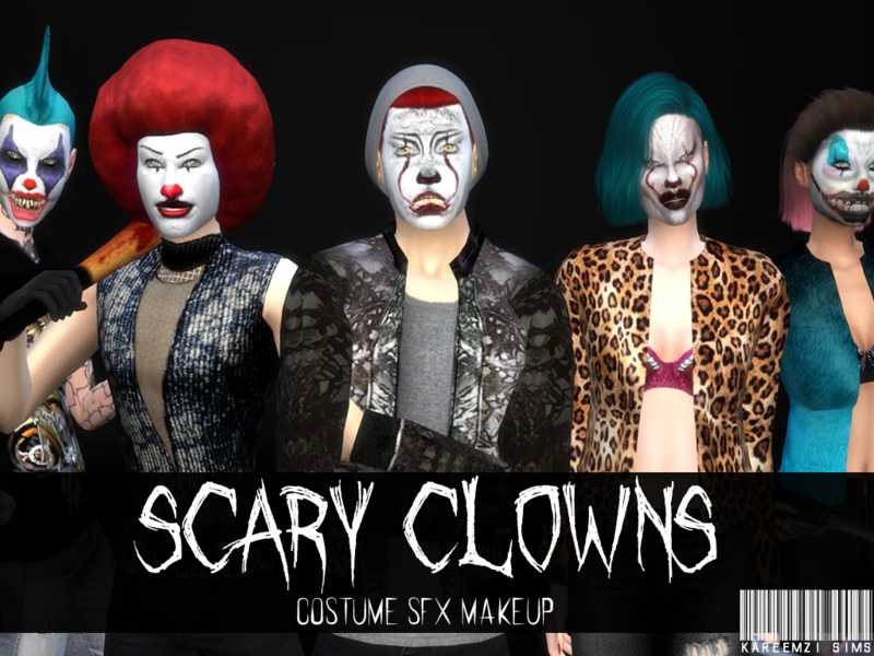 Kareemzisims Scary Clowns Sfx Makeup