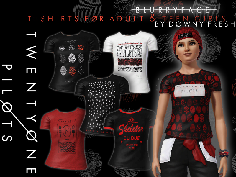 The Resource - Twenty One Blurryface Shirt Pack for