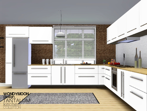 Sims 3 — Tantalum Kitchen by wondymoon — - Tantalum Kitchen - Wondymoon|TSR - Creations'2017 - Set Contains -2 Counter