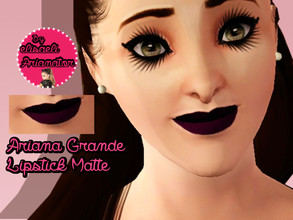 Sims 3 — Ariana Grande Lipstick Matte by elisaeli1 — 