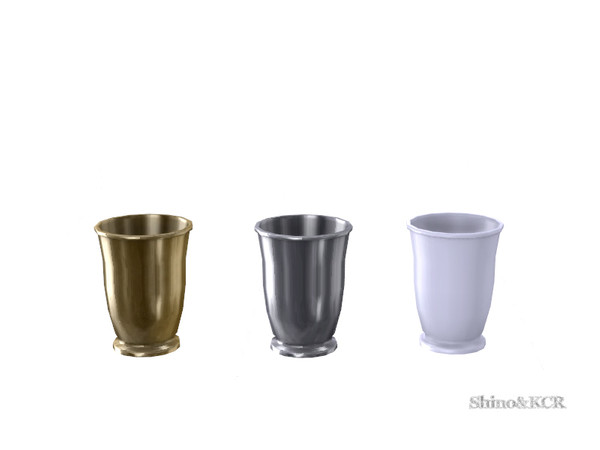 Sims 4 — Decor Bathroom PB - Mug metal by ShinoKCR — Decorative Supplies for Bathroom inspired by Potterybarn in Clutter
