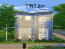 Sims 4 — Tiny Gem by ioanaval2 — Tiny Gem; a perfect fit for a family looking to downsize without giving anything up.