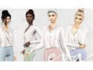 Sims 4 — EVA PANTS recolor - mesh needed by KokoaMilk2 — Here i present you EVA PANTS by BOBUR recolored and divided in 4