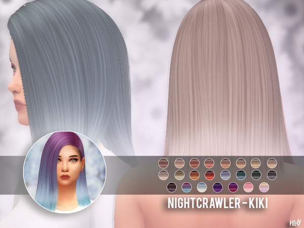 Sims 4 — Nightcrawler - KIKI -  Recolor ( mesh needed!) by Mineyy — - Recolor of KIKI by Nightcrawler - 23 Swatches -