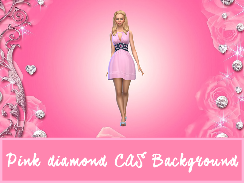 The Sims Resource - Pink diamond CAS Background