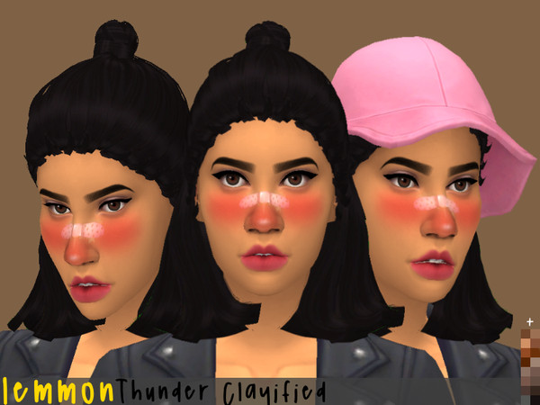 Sims 4 — Thunder Clayified Lemmon - Mesh needed by NativeGamer89 — I was looking to cay some hair, and I came across this