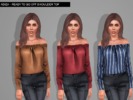 Sims 3 — Ready To Go Off Shoulder Top by ADIZAs2 — All LOD's and Morphs Available for maternity YA/AF |