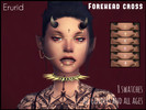 Sims 4 — Forehead Cross by Erurid — Forehead Cross for your sims 8 Different Swatches For All ages and All genders Can be
