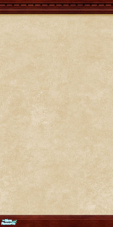 Sims 2 — Sponge Painted Wall-Beige by froilan — Beige sponge painted wall with dark brown crown and kick molding. Enjoy!
