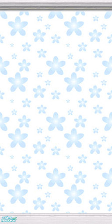 Sims 2 — D2DKids Flower - Blue 01 by D2Diamond — ...