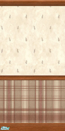 Sims 2 — Country Wheat Wall Set - Five by jyackley01 — Part of the Country Wheat wall set.