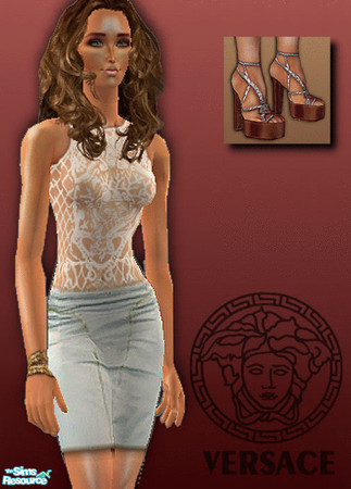 Sims 2 — versace-spring/05 - 01 by ayabaka123 — This was Versace concentrating on what she and the house have always done