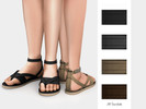 Sims 4 — JW Sandals by mauvemorn — Thong strap sandals. Read creator notes for more details. 
