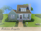 Sims 4 — Bodacious Bungalow (No CC) by trixiesayshi2 — The Bodacious Bungalow is a classy two bedroom, two bathroom home