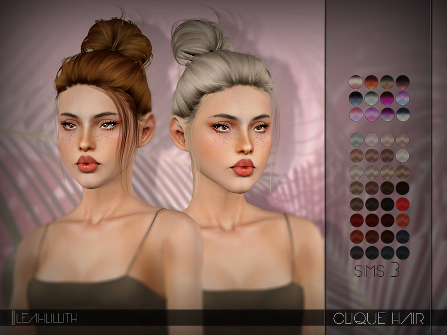 The Sims Resource Radiant Hair By Leahlillith Sims 4