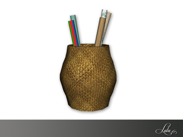 Sims 4 — Axcess Office Decor Basket  by Lulu265 — Part of the Axcess Office Set 