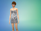 Sims 4 — Animal themed dress's by Simsgalore2 — contains 5 swatches. animal themed dress's . 
