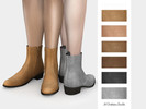 Sims 4 — JH Chelsea Boots by mauvemorn — Leather chelsea ankle boots. Read creator notes for more details. 