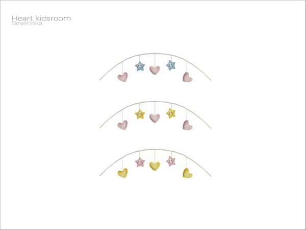 Sims 4 — [Heart kidsroom] - hanging toy for crib by Severinka_ — Hanging toy for crib From the set 'Heart kidsroom' Build