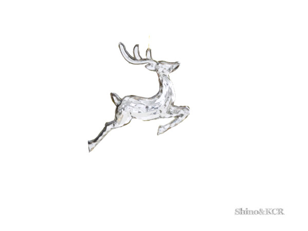 Sims 4 — PB Christmas - Ornament Reindeer by ShinoKCR — Decorations for Christmas inspired by Potterybarn. In Clutter
