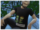 Sims 4 — Gronkh Fan-Shirt LiS by rammita90 — This is one of my first Sims4 Creations,so please don't be too harsh on me.