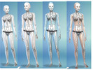 Sims 4 — Exo-Skeleton Non-Default Skintone v2 by onicachan2 — i decided to remake my Skeleton skin as an actuall skin