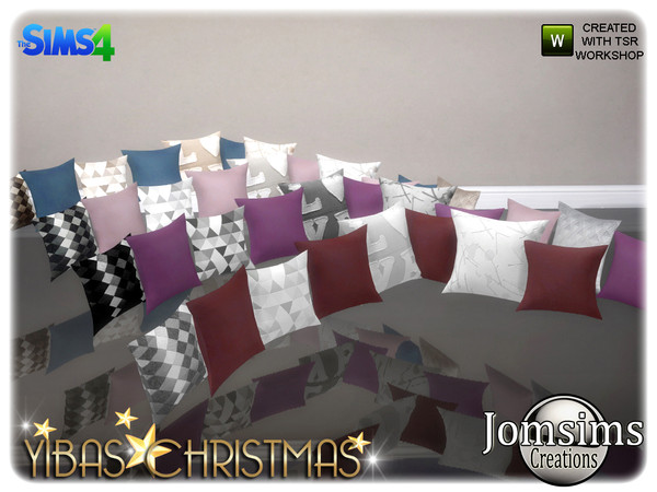 Sims 4 — yibas cushions sofa 1 by jomsims — yibas cushions sofa 1