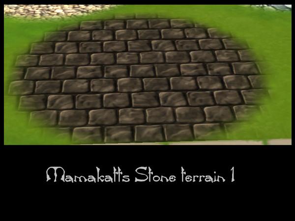 Sims 4 — Mamakatts Stone Terrain 1 by wytewynter — Stone terrain adds character tou your lovely gardens