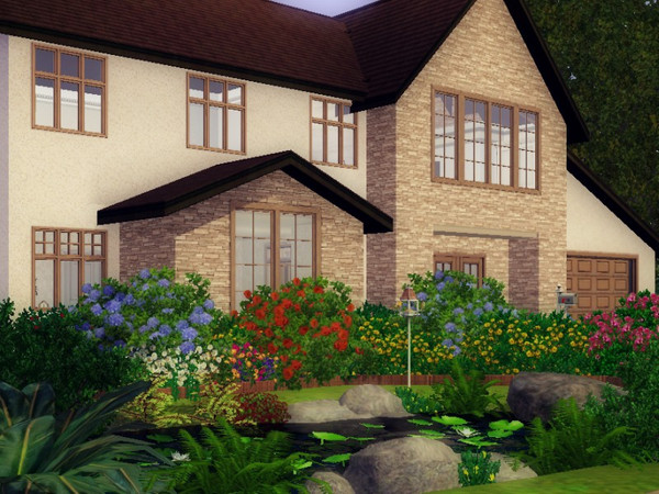 Sims 3 — Hestia by LiIRed — This is a rather large home, 3 bedroom, could possibly be 4 if you decide to change the study