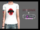 Sims 3 — Life is Strange T-Shirt by Rysyu — Life is Strange and Before The Storm Top.Just a Simple EA for female.6
