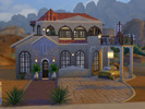 Sims 4 — Desert Toddlers Family Starter - noCC by norenegonc2 — A warm, cosy little Mediterranean family starter home for