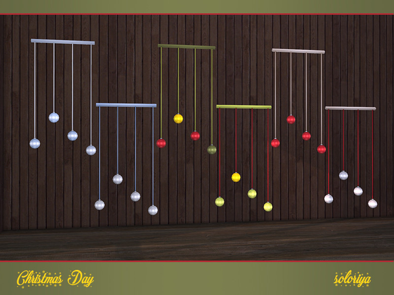 Sims 4 Christmas Day. Christmas Curtains by soloriya