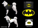 Sims 4 — Tshirt batman large dogs by maridesims4 — Mesh included by EAGames TOU: Plis dont re-upload and claim as your