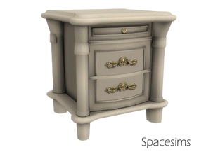 Sims 4 — Richard bedroom - End table by spacesims — An elegant end table for luxurious interiors.