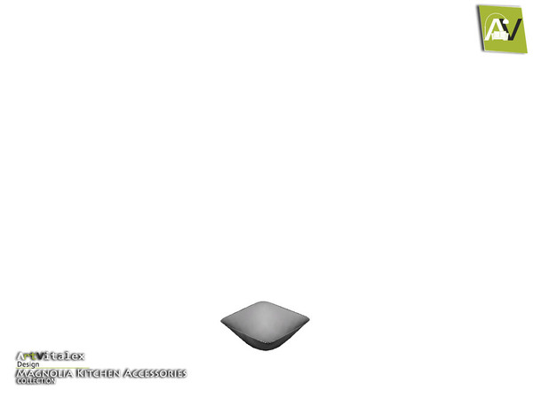 Sims 4 — Magnolia Soup Plate    by ArtVitalex — - Magnolia Soup Plate - ArtVitalex@TSR, Dec 2017