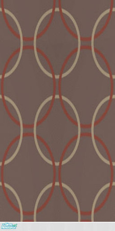 Sims 2 — Circles - Brown by Astarta — Brown wall with circles.