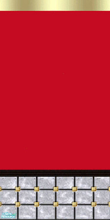 Sims 2 — Simply Elegant.  Red Wall by TSR Archive — Red walls really help to offset all this expensive furnature, don't